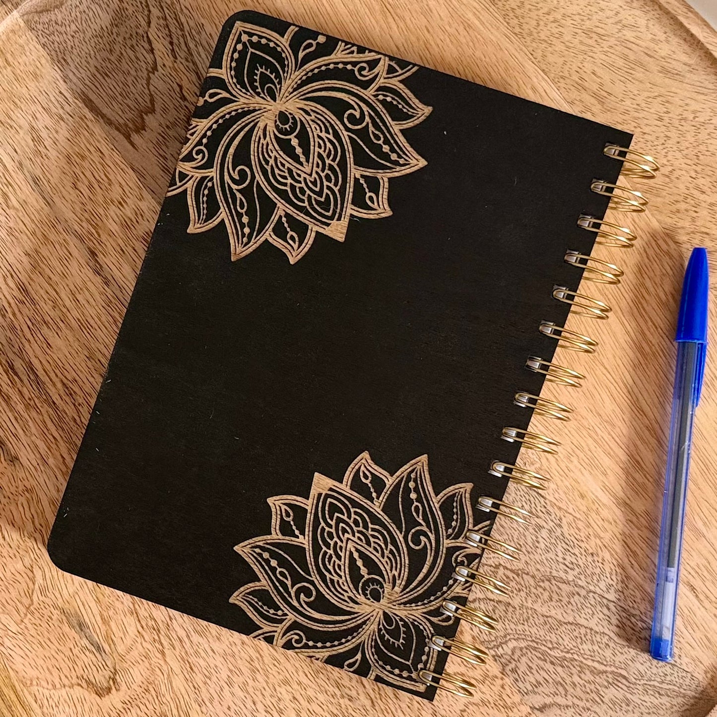 Carnet A5 | Lotus Mandala | Grav' & Vous