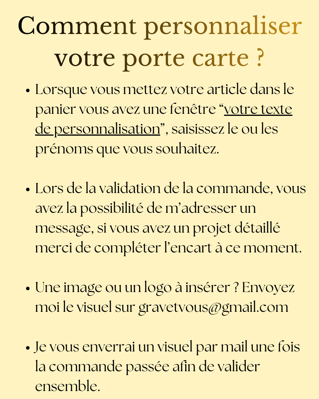 Porte-cartes simili cuir | Personnalisable | Grav' & Vous