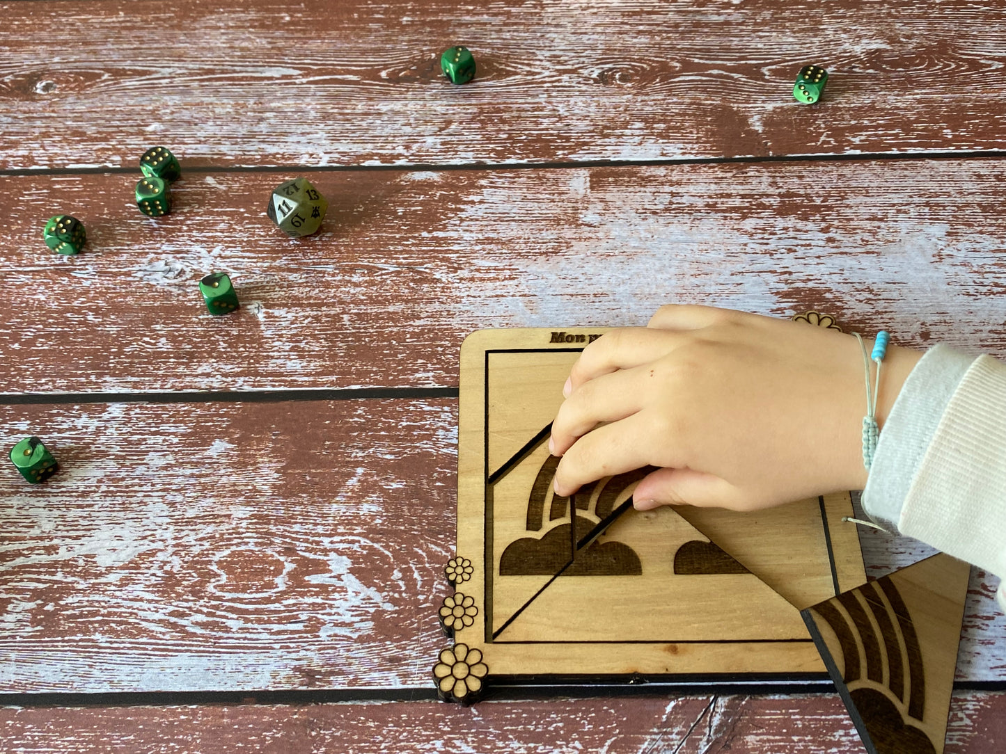 Tangram personnalisable | Jeux en bois enfants | Grav' & Vous