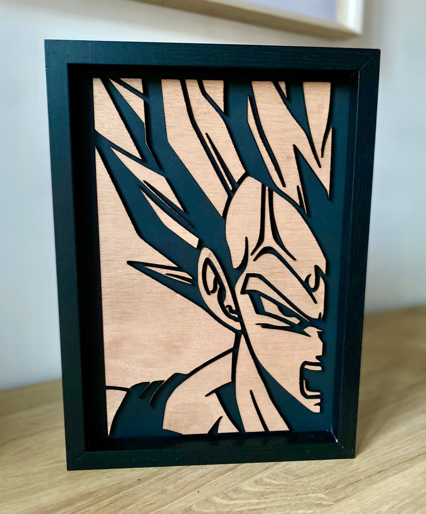 Portrait Manga Végé | Art mural en bois | Grav' & Vous