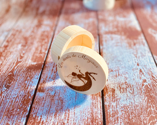 Boîte à Dent en Bois Personnalisable | Gravure Laser | Grav' & Vous