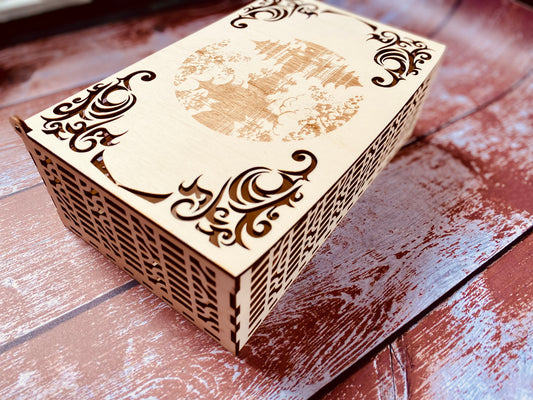 Boîte à Thé Bois Personnalisable | Bois Personnalisable | Grav' & Vous