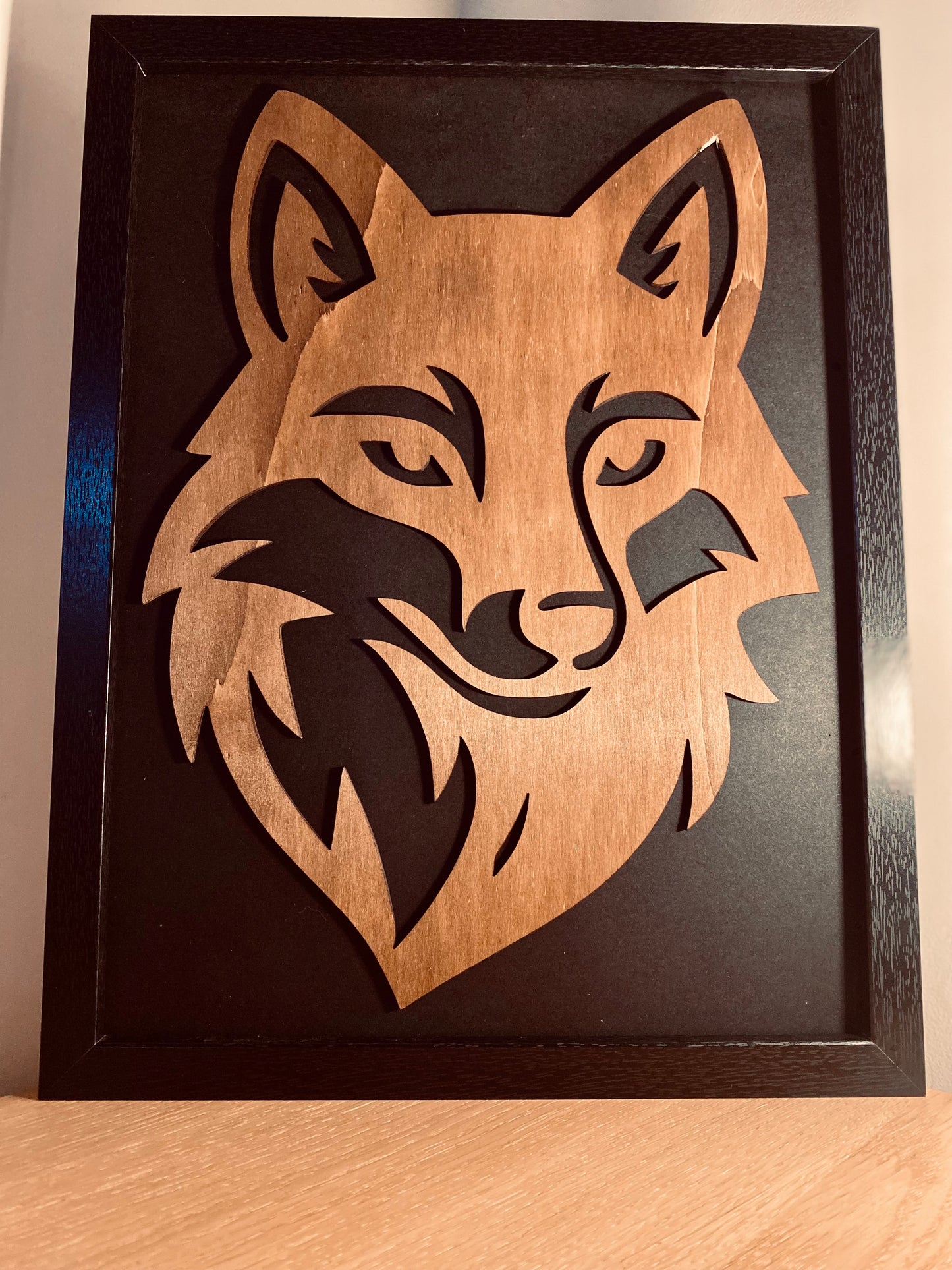 Portait Renard Alpha | Découpe bois | Grav' & Vous