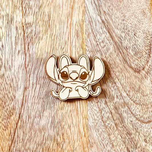 Magnet en bois gravé | Angel | Grav' & Vous