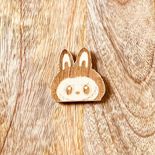 Magnet en bois gravé | Labubu | Grav' & Vous