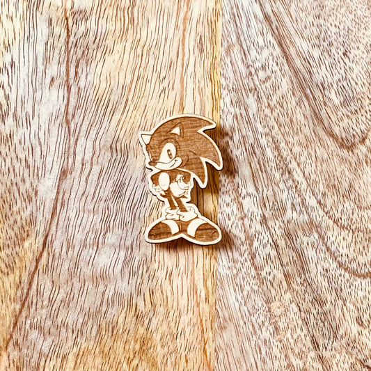 Magnet en bois gravé | Hérisson | Grav' & Vous