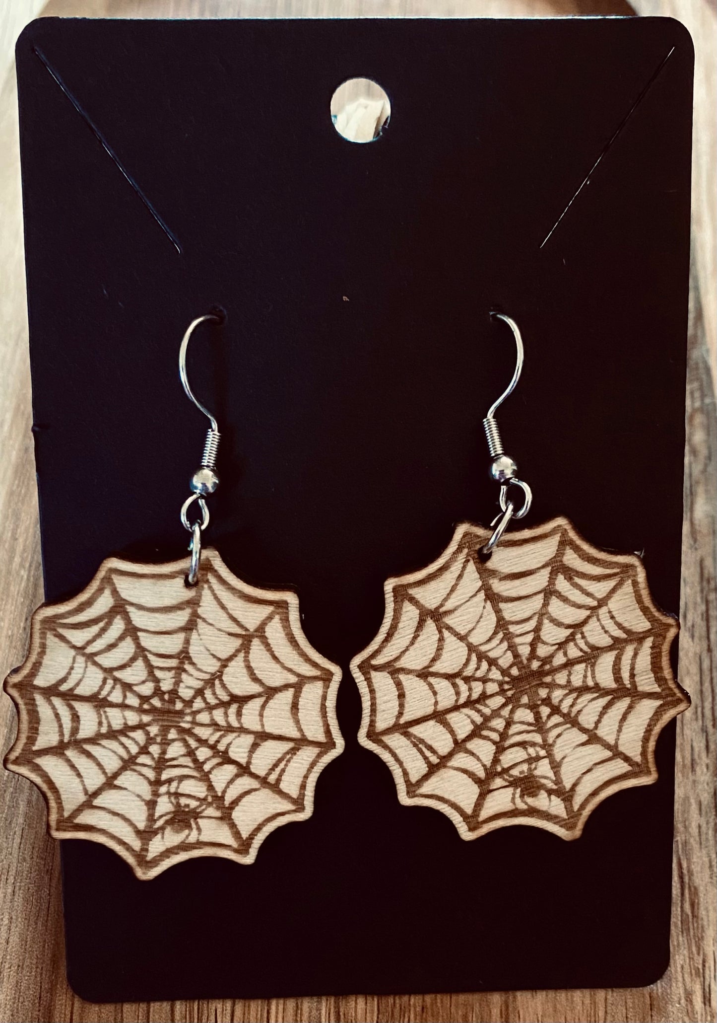 HALLOWEEN | Boucles d'Oreilles "Toile d’Araignée" – Collection Halloween 🎃