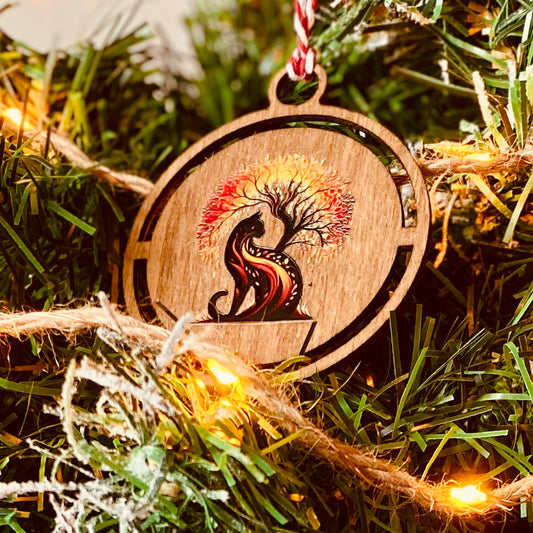 NOËL | Boule Noël Chat | Grav' & Vous