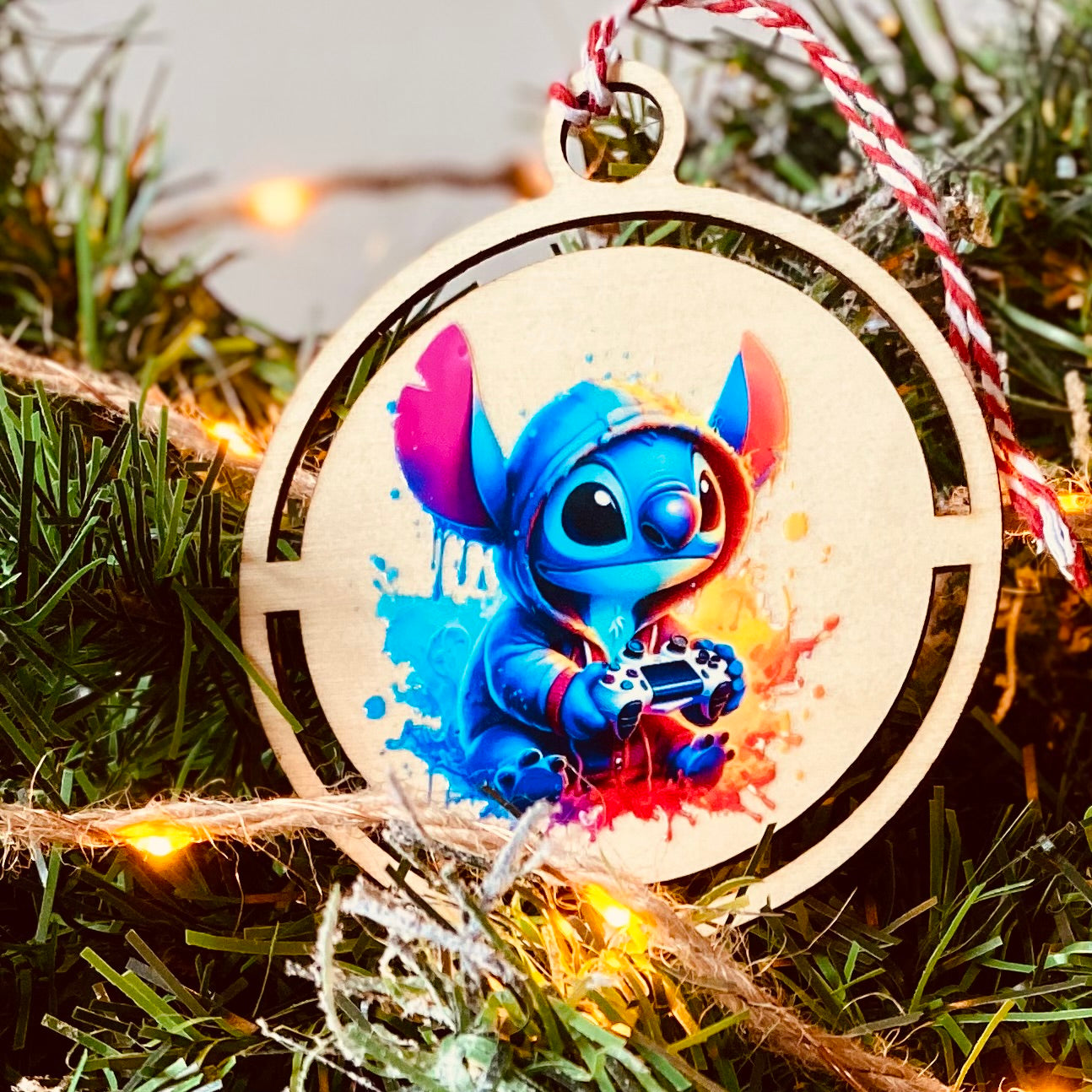 NOËL | Boule Noël Stitch | Grav' & Vous