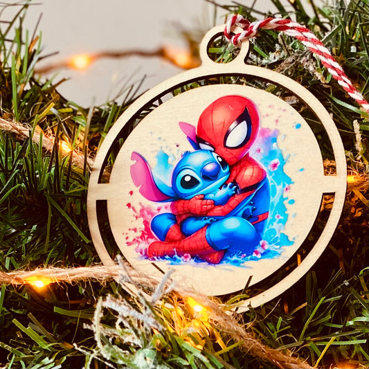 NOËL | Boule Noël Stitch | Grav' & Vous