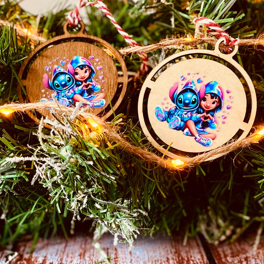 NOËL | Boule Perso Bleu 02 | Grav' & Vous