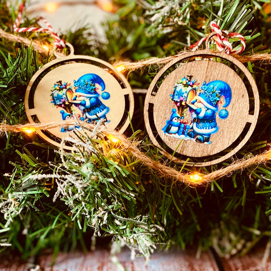 NOËL | Boule Noël Gnome Bois | Grav' & Vous