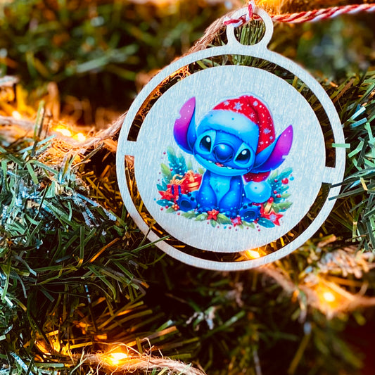 NOËL | Boule Noël Stitch | Grav' & Vous