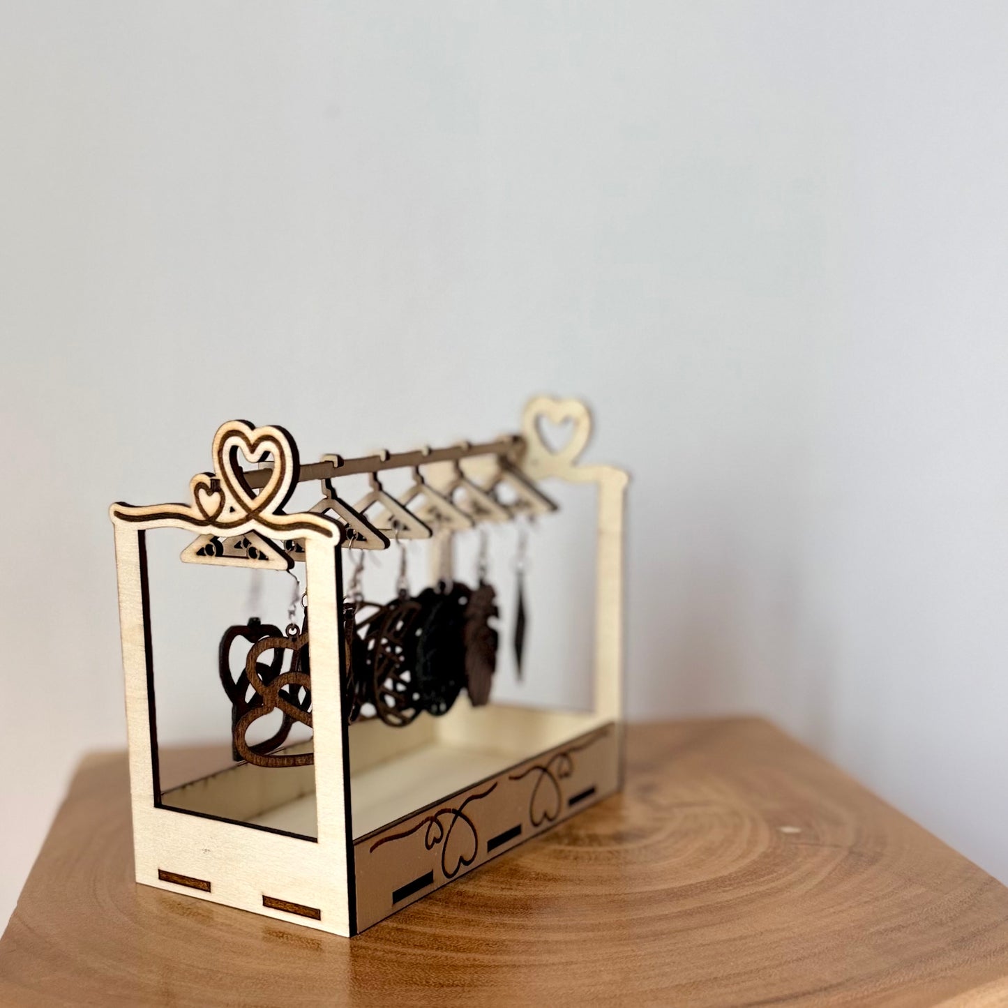 Support boucles d'oreilles | Penderie à bijoux | Grav' & Vous
