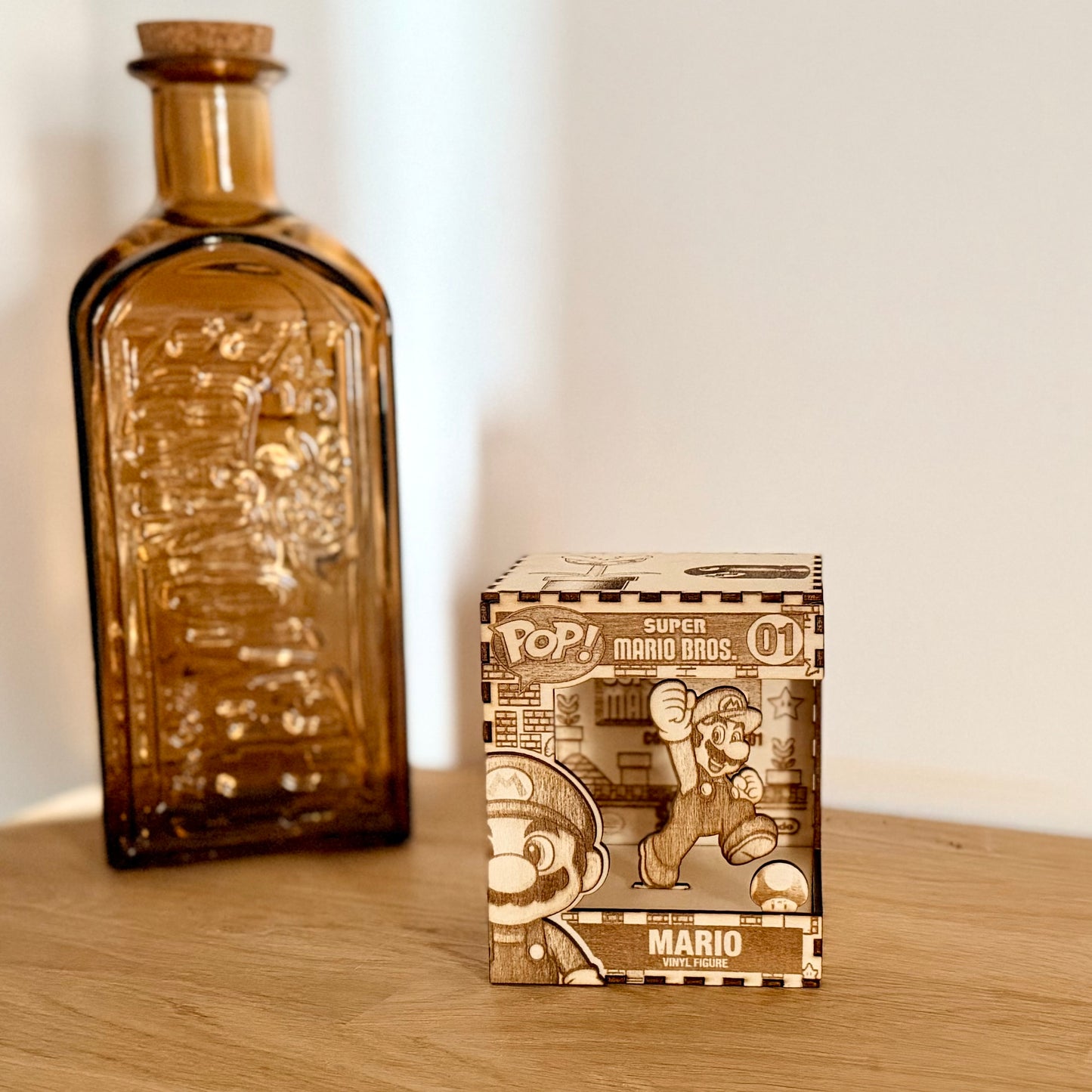 Cadre bois style figurine | Inspiration gaming | Grav' & Vous