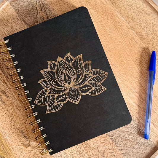 Carnet A5 | Lotus Mandala | Grav' & Vous