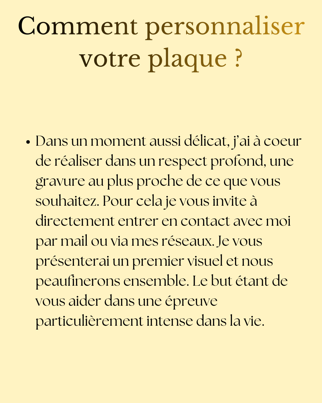 Plaque funéraire en ardoise personnalisée – 40x30 cm