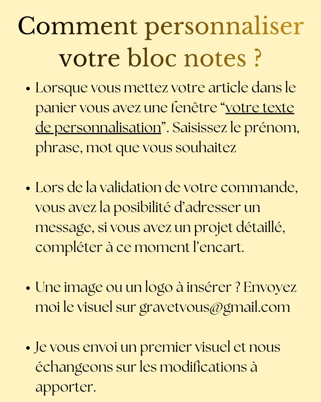 Bloc-notes personnalisé gravé – 80 pages