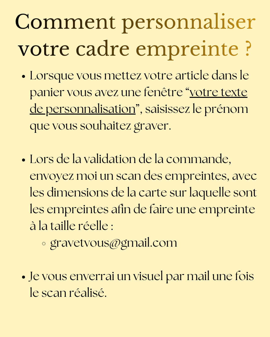 Empreintes de bébé gravées sur verre | Un souvenir éternel | Grav' & Vous