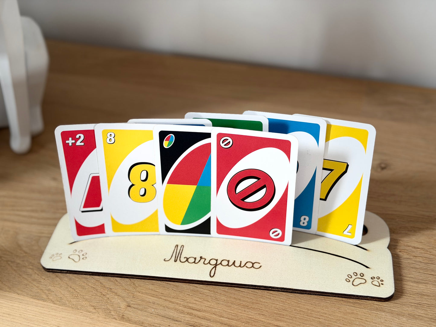 Support cartes à jouer | Personnalisable | Grav' & vous
