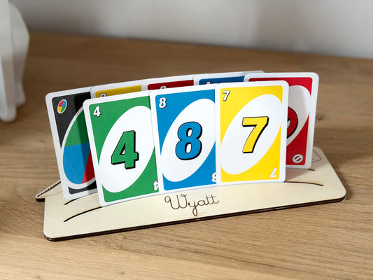 Support cartes à jouer | Personnalisable | Grav' & vous