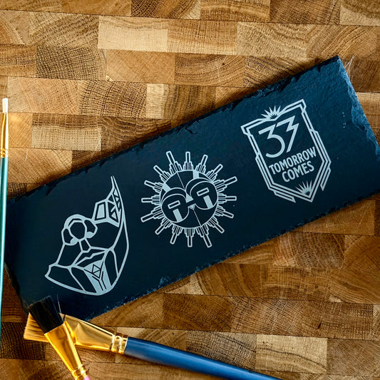 Ardoise gravée | Clair Obscur : Expédition 33 | Grav' & Vous