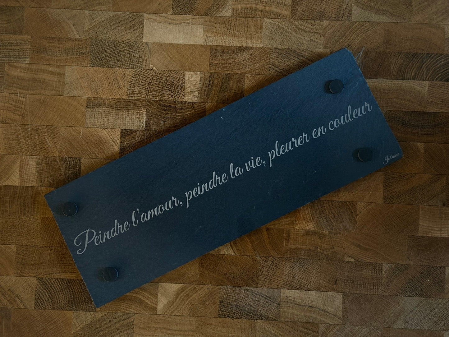 Ardoise gravée | Clair Obscur : Expédition 33 | Grav' & Vous