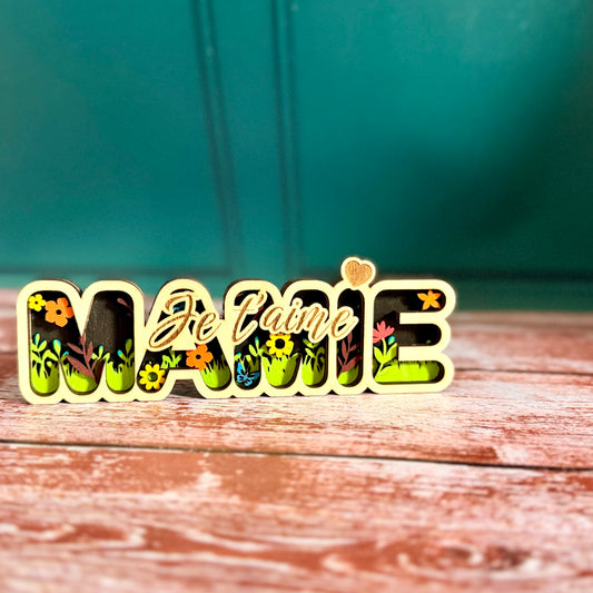 Cadeaux Grand Mère | Mamie Bois | Grav' & Vous