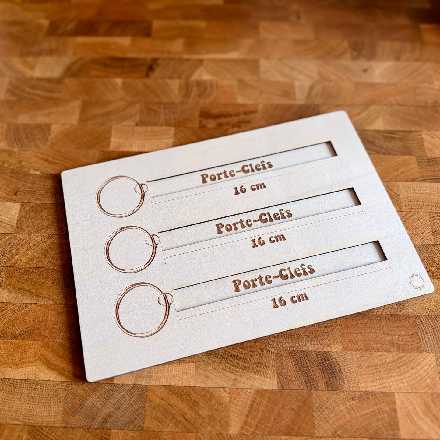 Planche gabarit | Porte-Clefs | Grav' & Vous