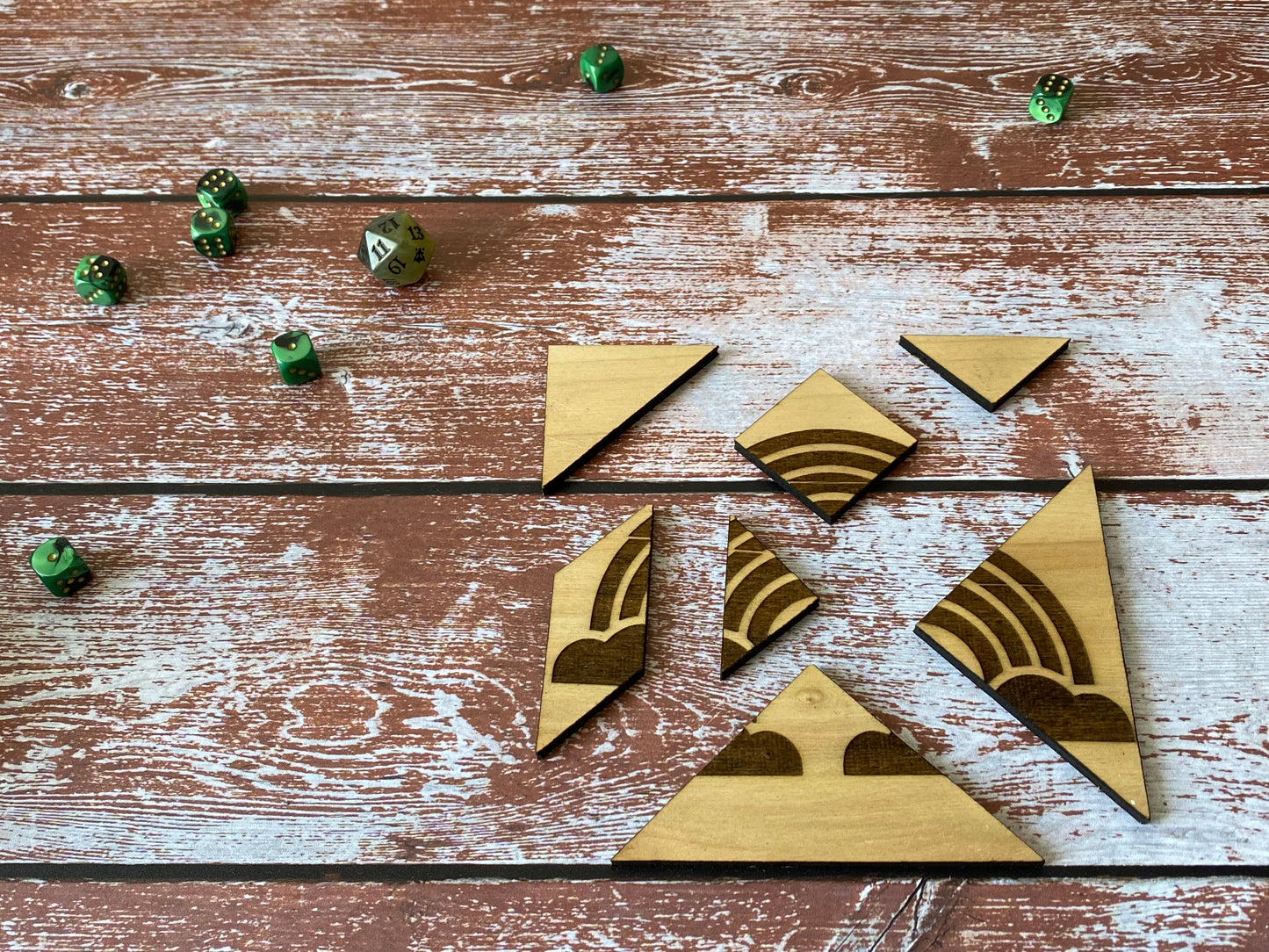Tangram personnalisable | Jeux en bois enfants | Grav' & Vous