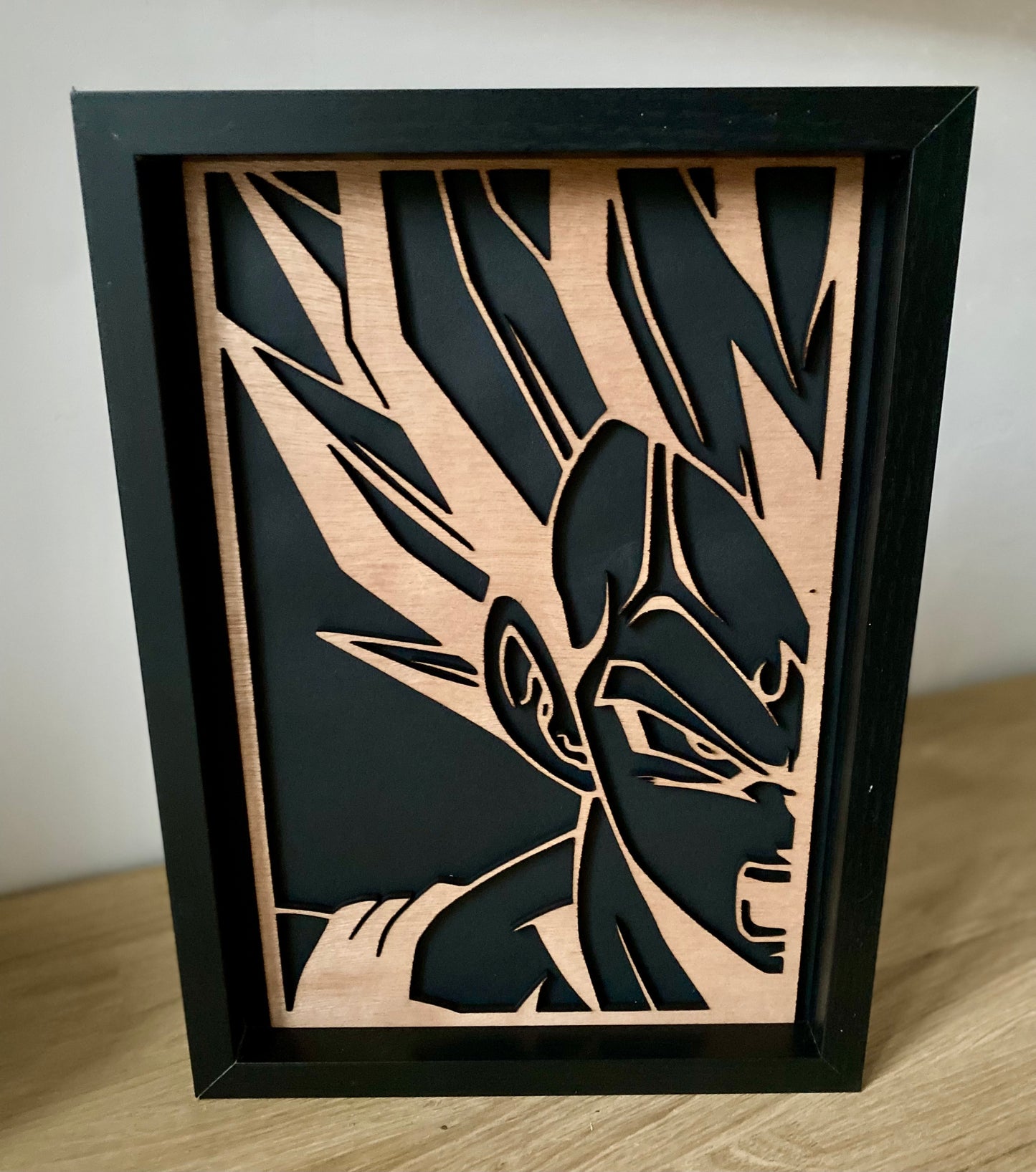 Portrait Manga Végé | Art mural en bois | Grav' & Vous