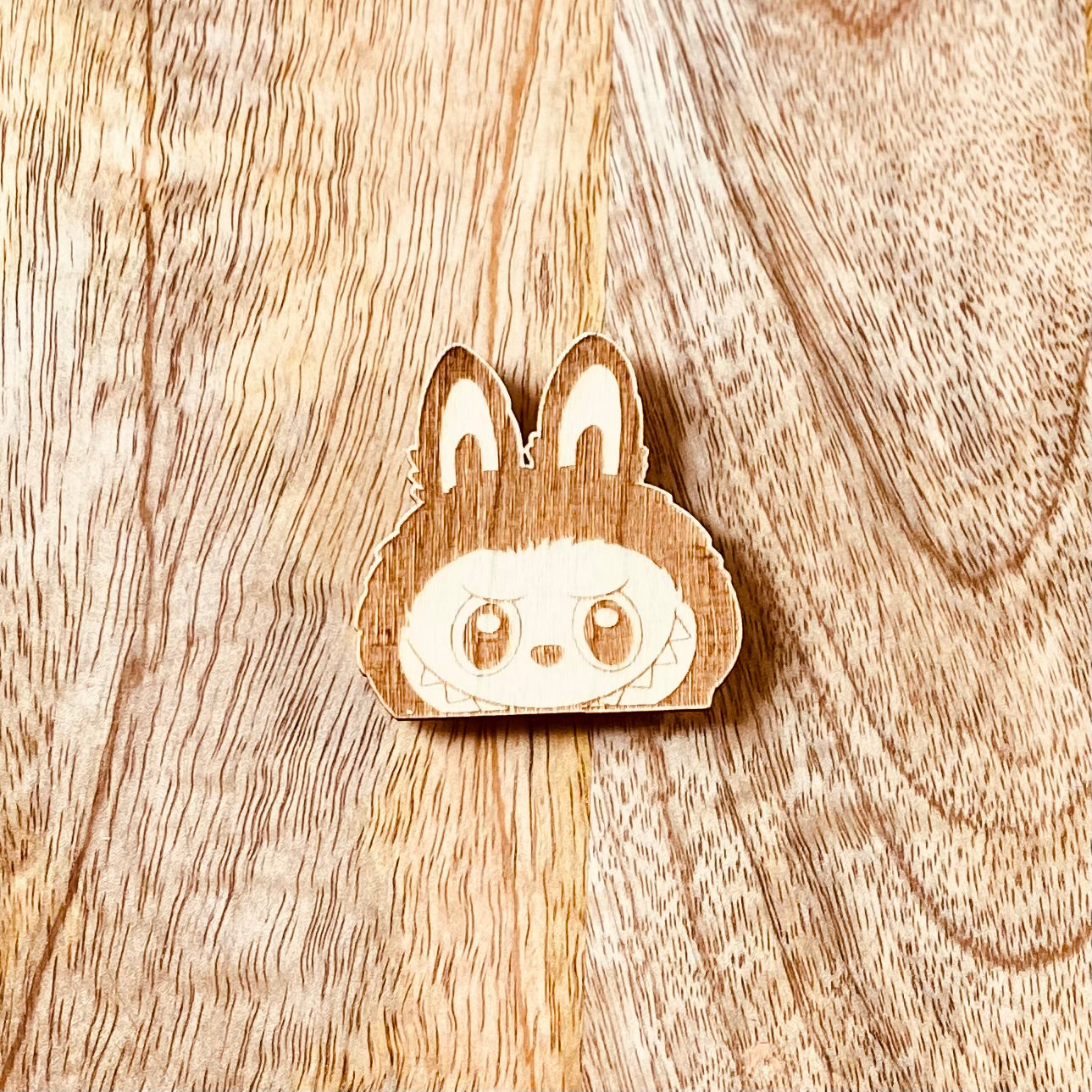 Magnet en bois gravé | Labubu | Grav' & Vous