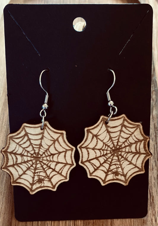 HALLOWEEN | Boucles d'Oreilles "Toile d’Araignée" – Collection Halloween 🎃