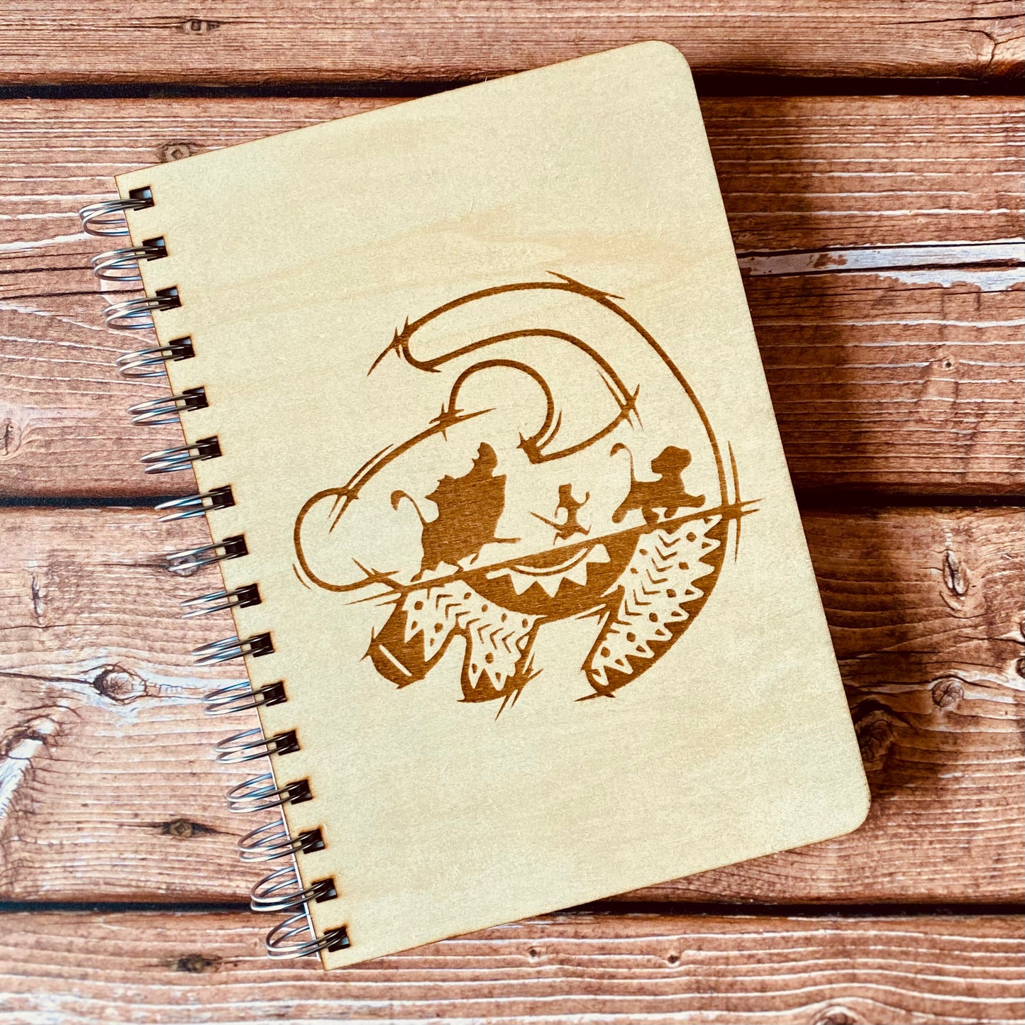 Carnet Savane | Bois gravé | Grav' & Vous