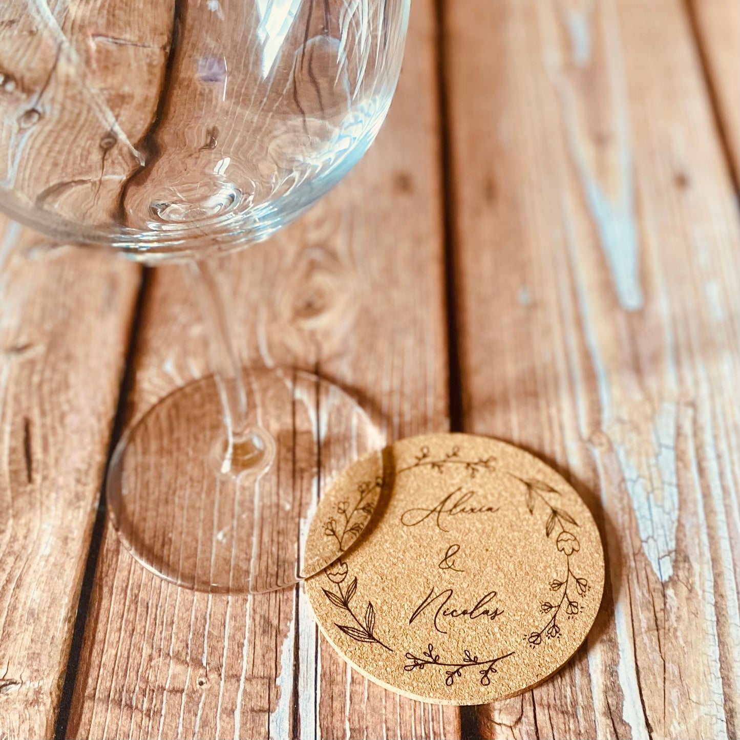 Sous-verres en Liège Personnalisés | Mariage, Baptême & Anniversaire | Grav' & Vous