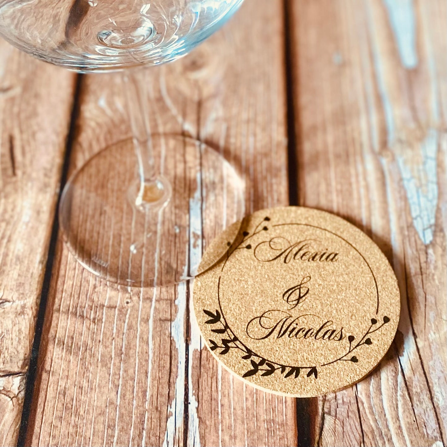 Sous-verres en Liège Personnalisés | Mariage, Baptême & Anniversaire | Grav' & Vous