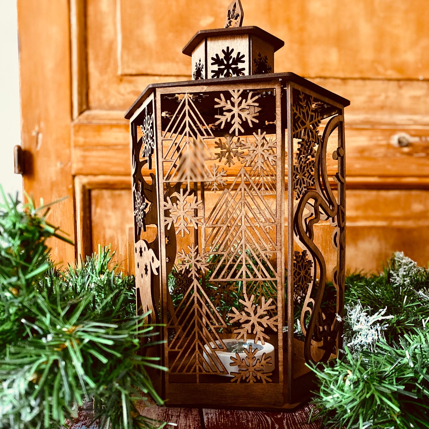 NOËL | Lanterne de Noël XXL | Grav' & Vous