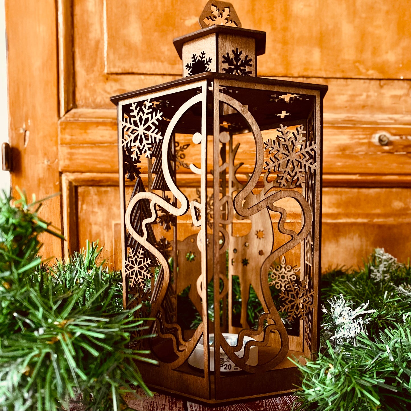 NOËL | Lanterne de Noël XXL | Grav' & Vous