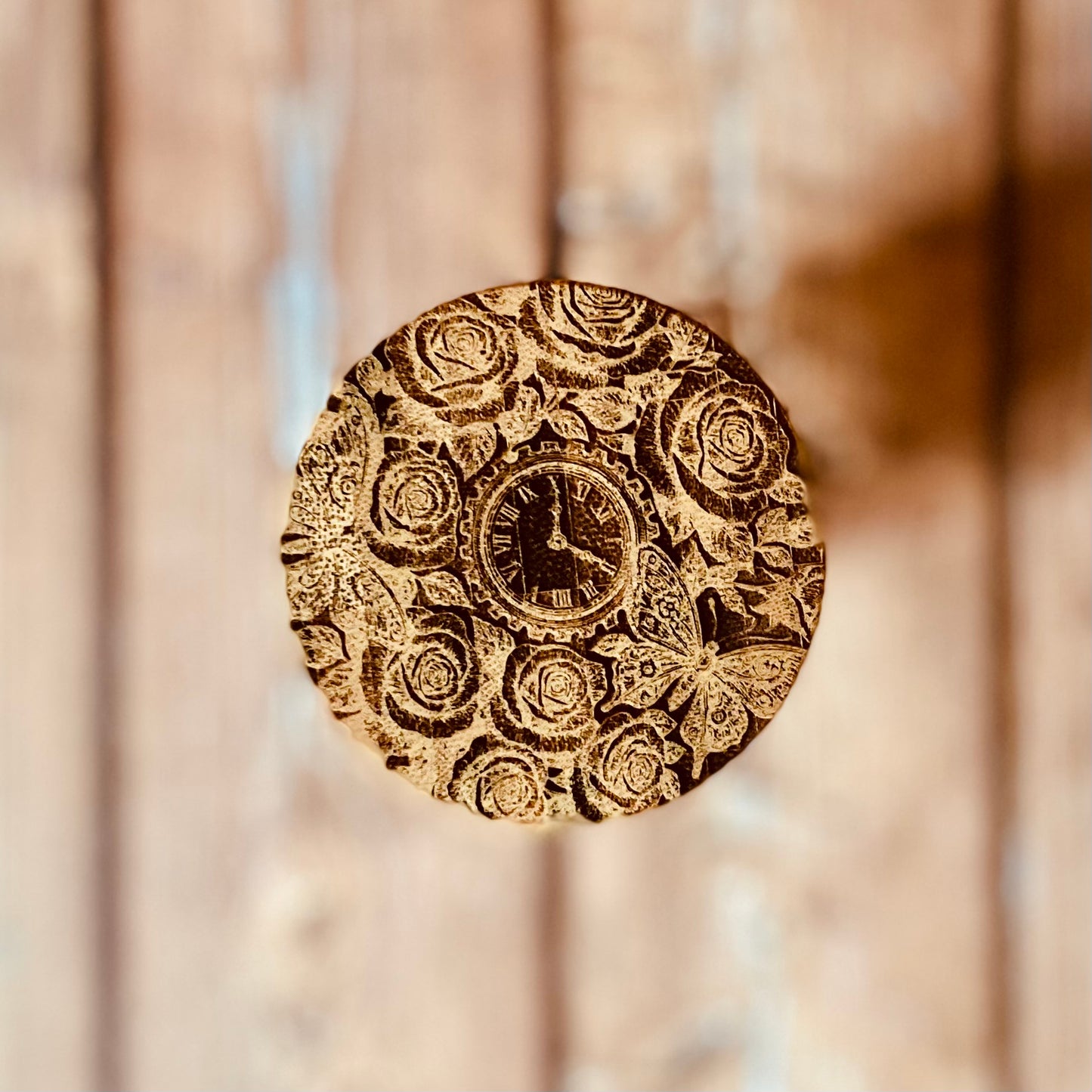 Bouteille à thé double paroi 450 ml | Édition Steampunk | Grav' & Vous