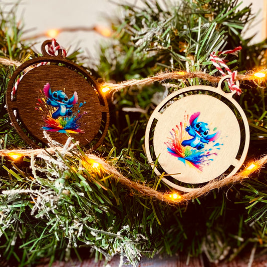 NOËL | Boule Perso Bleu 01 | Grav' & Vous