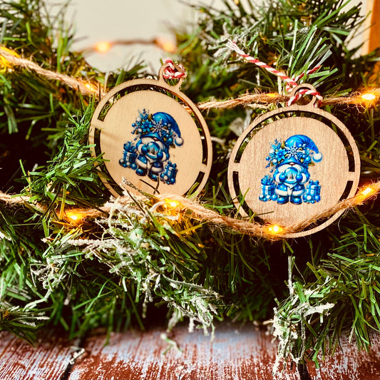 NOËL | Boule Noël Gnome Bois | Grav' & Vous