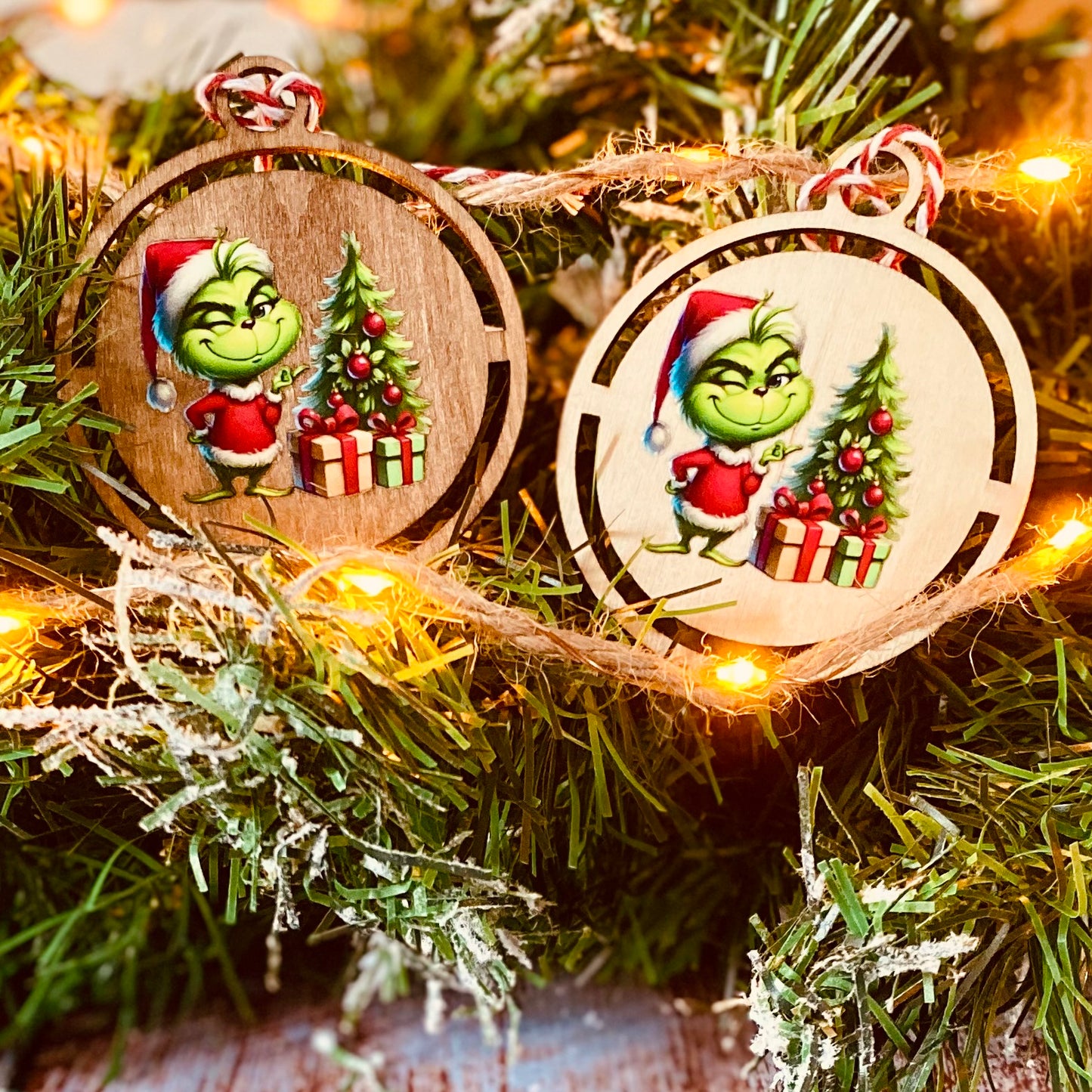 NOËL | Boule Perso Vert 03 | Grav' & Vous