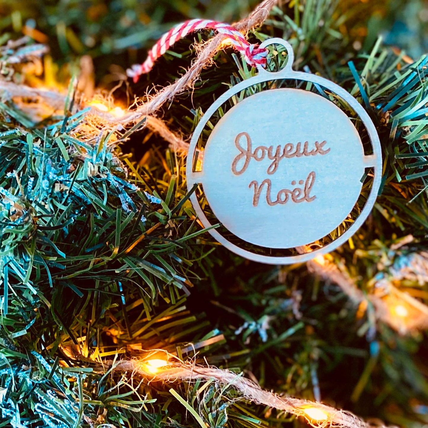 NOËL | Boule Perso Bleu | Grav' & Vous