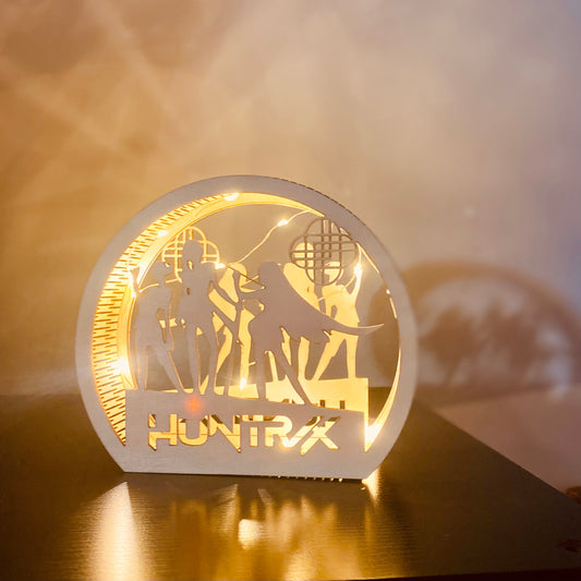 Lanterne Box K-POP | Bois découpé au laser & LED à pile | Grav' & Vous