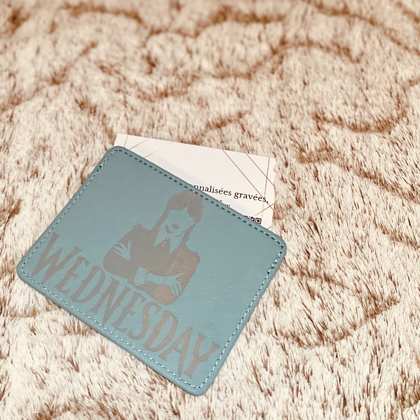Porte-cartes en simili cuir | Gravure laser | Grav' & Vous