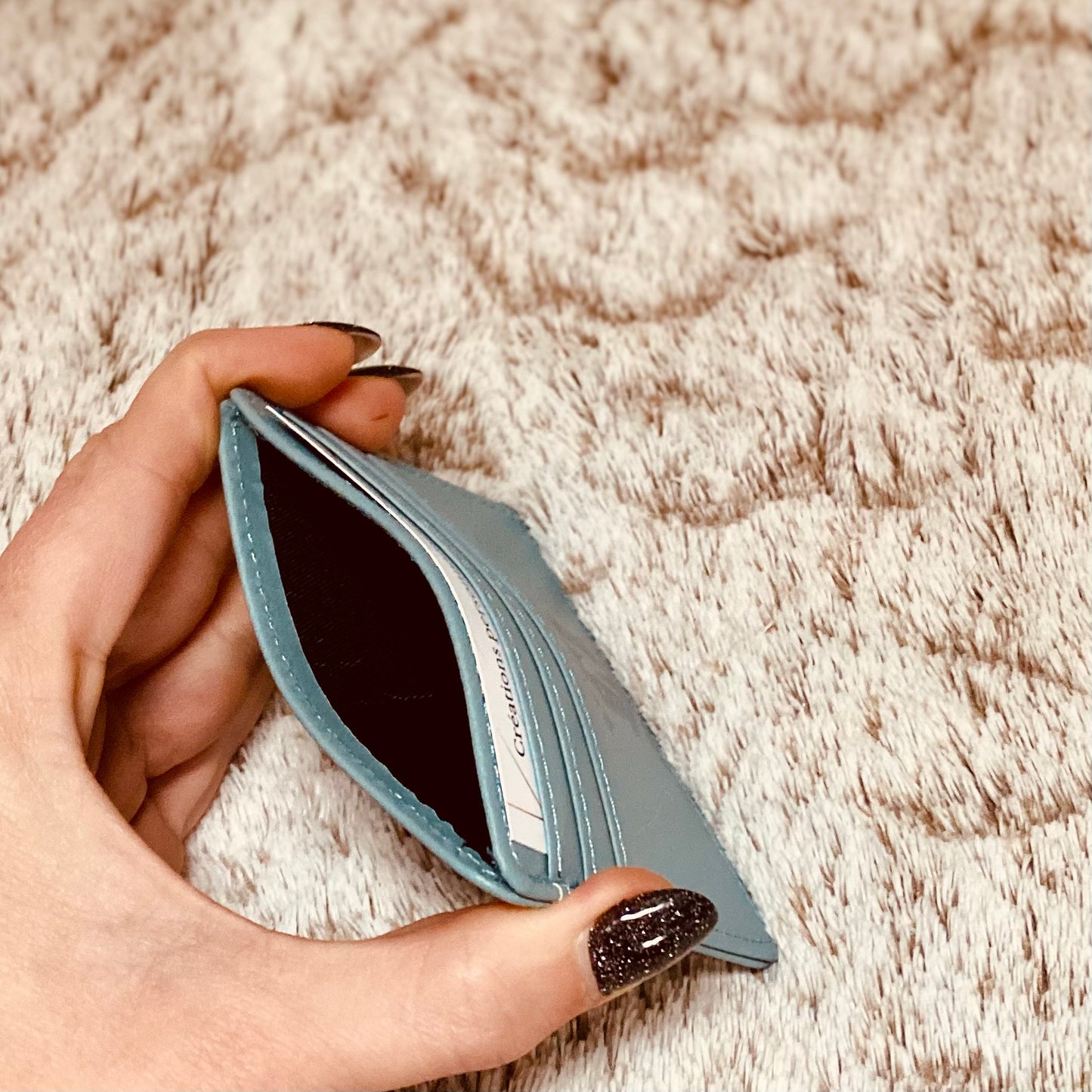 Porte-cartes en simili cuir | Gravure laser | Grav' & Vous