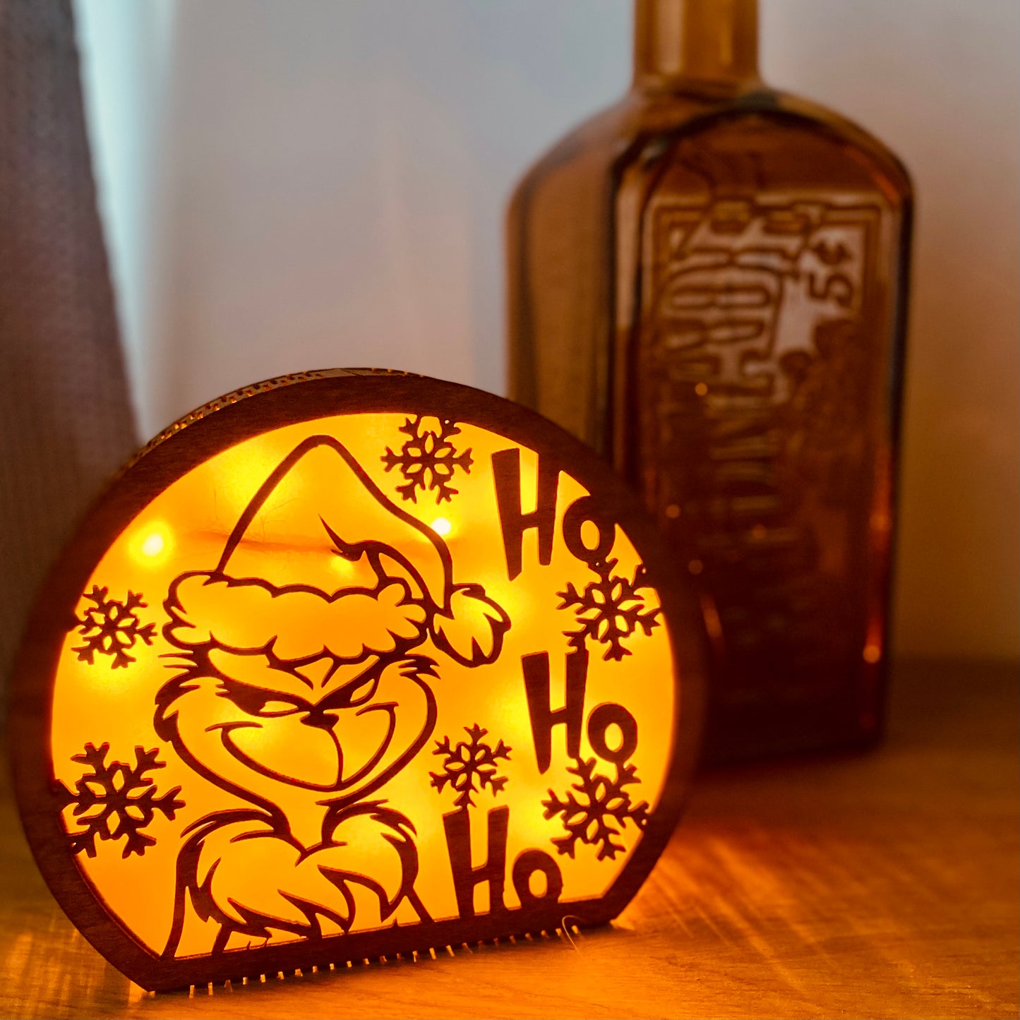 Veilleuse en bois | Découpée laser | Grav' & Vous