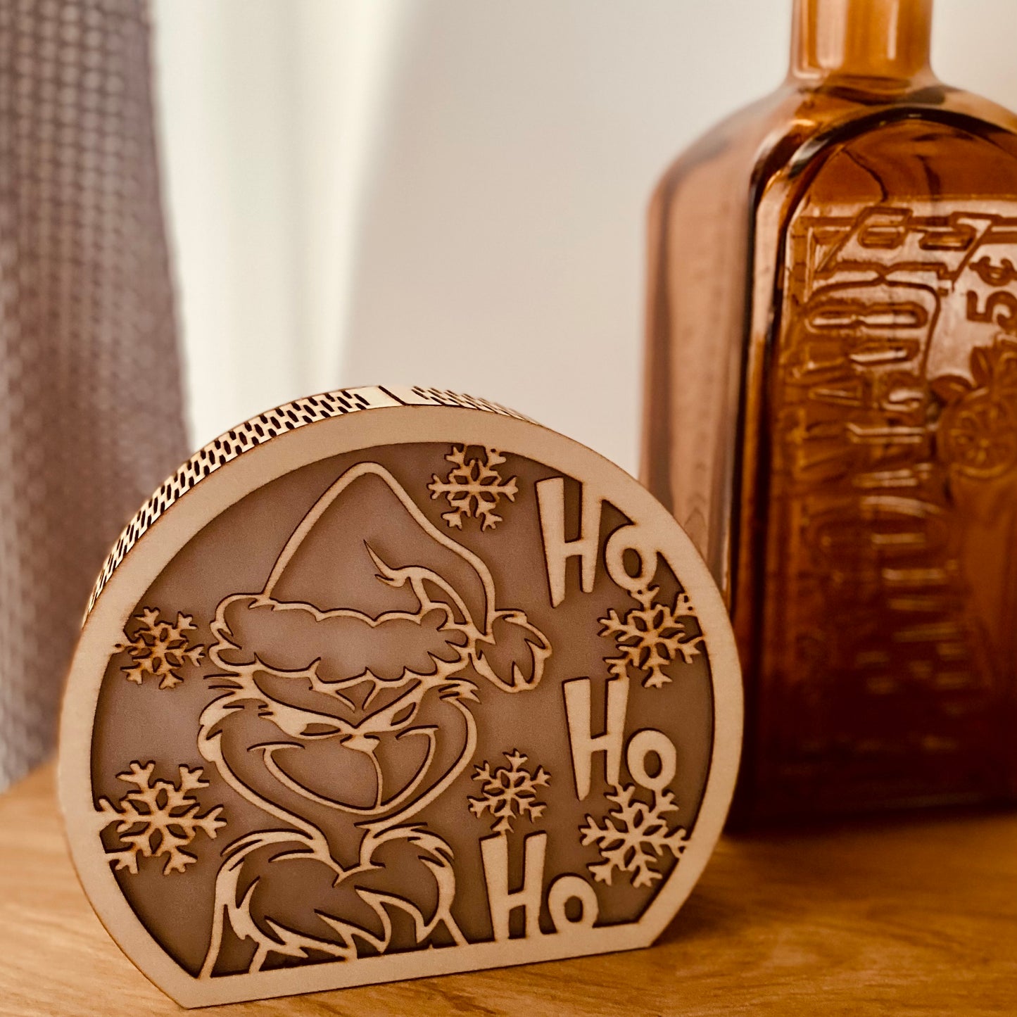 Veilleuse en bois | Découpée laser | Grav' & Vous