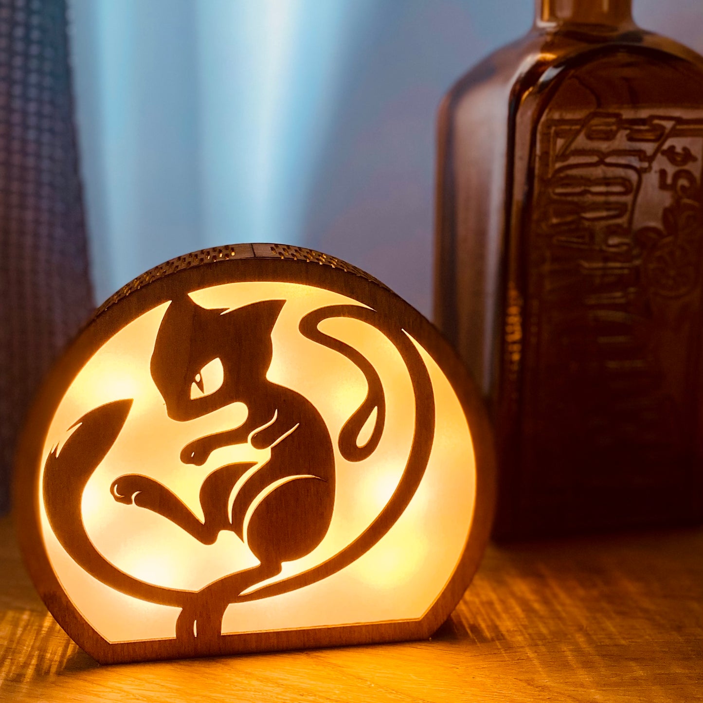 Veilleuse en bois | Découpée laser | Grav' & Vous