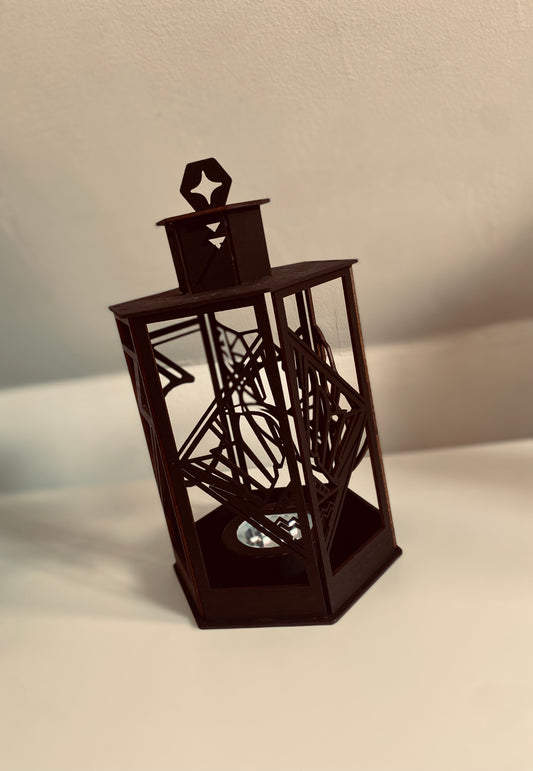 Lanterne Clair Obscur : Expédition 33 | Lampe Bois | Grav' & Vous